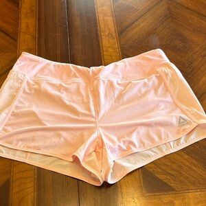 Reebok Women's Light Pink Athletic Shorts